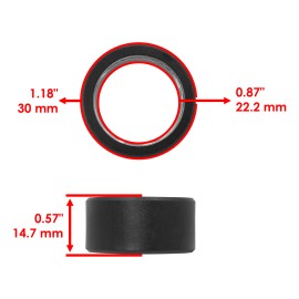Caltric Clutch Roller Weight & Slider Spacer O-Ring for Yamaha Grizzly 450 YFM450F 07-14