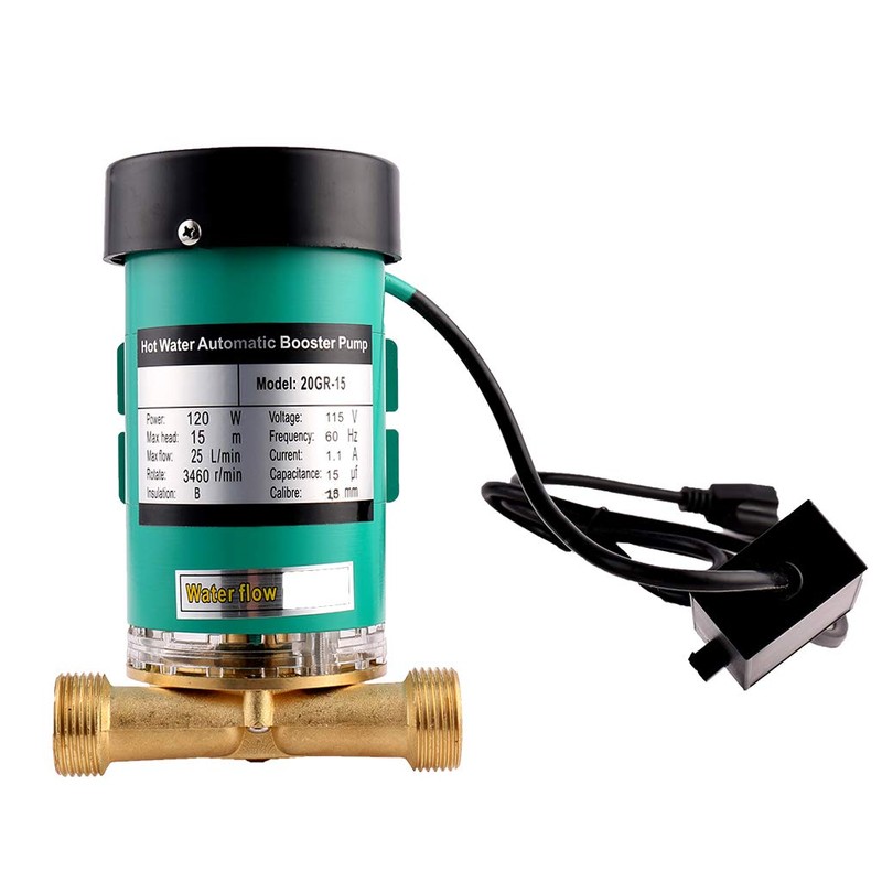 SHYLIYU Automatic Water Pressure Booster Pump Max.H 49ft Max.Flow7GPM Shower