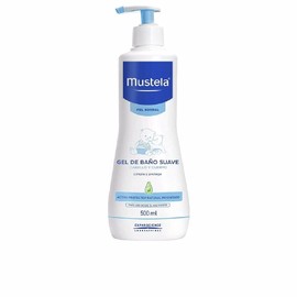 'Gel Lavante Sabonete Líquido Hipoalergênico Corpo e Cabelo, Mustela Bebê, Azul, 500Ml'