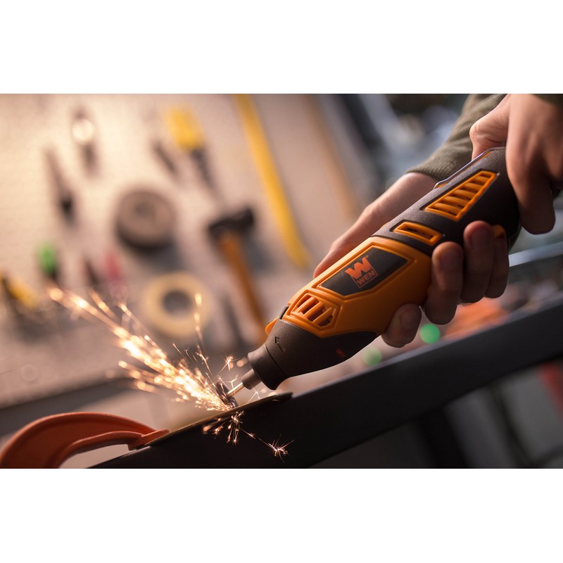 WEN 23190 1.3-Amp Variable Speed Steady-Grip Rotary Tool with 190-Piece