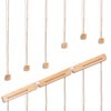 Love-Kankei Wooden Collage Picture Frame with 30 Small Wooden Clips