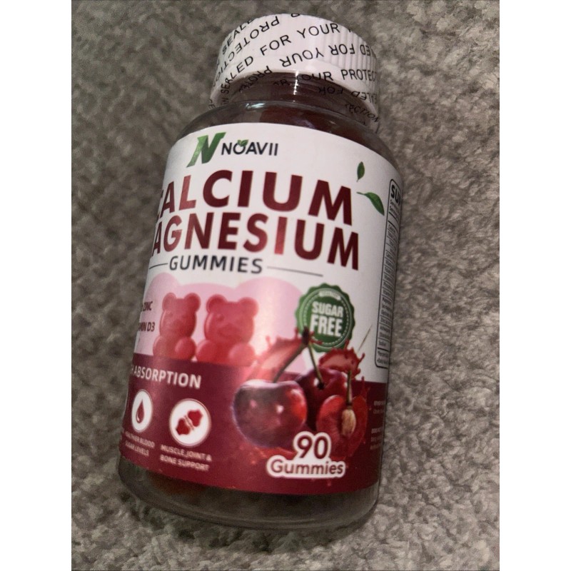 NOAV II Calcium Magnesium Zinc Gummies with Vitamin D &