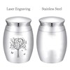 CREATCABIN Small Keepsake Urns with Tree of Life, Mini Urn