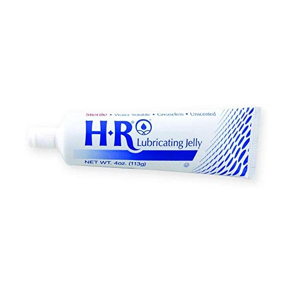 HR Pharma Lubricating Jelly 4 oz Tubes with Flip-Top Cap, Box of 12