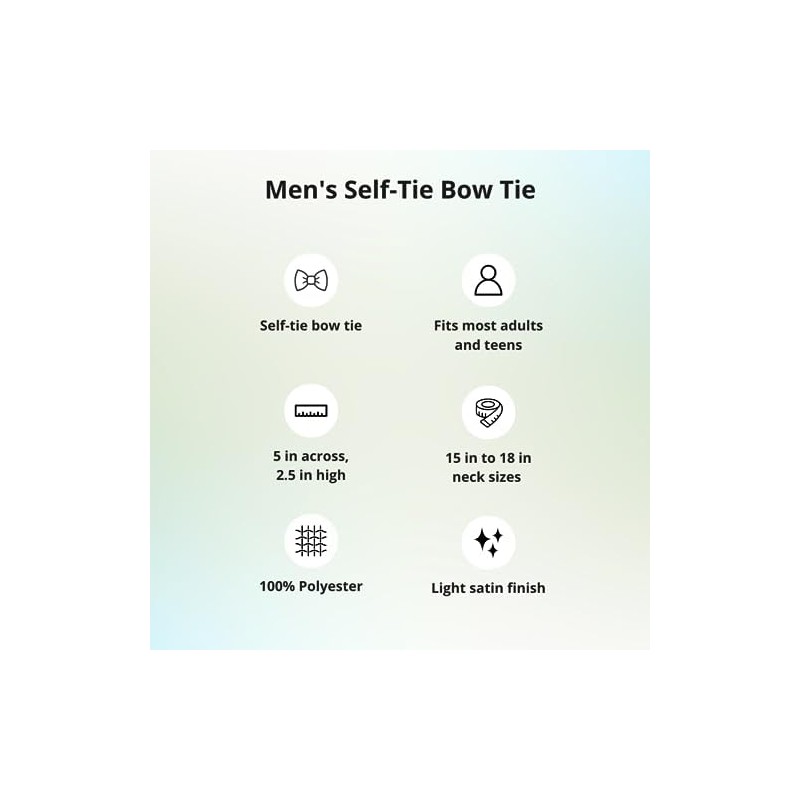 tiemart Men's Self-Tie Bow Tie (Festive Red)