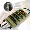 NTTR Large Rolling Tool Bag Canvas Wrench Tools Pouch with