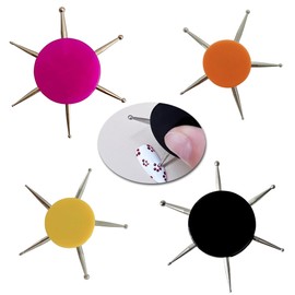 4Pcs Nail Dotting Tool Set,6-In-1 Circular Dotting Tools for Professional Nail Salon or Home Use,12Sizes Nail Design Dotting Pen,Multipurpose Manicure Pen for Pattern Tracing Stylus Dot Embossing