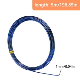 14Pcs Crafting DIY Aluminum Craft Wire Soft Easy Bendable Wire Wrapping Beading Thread Tarnish Resistant Flexible Metal Wire for Craft Jewellery Making