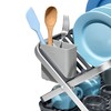 OXO Good Grips Aluminum Fold Flat Dish Drying Rack, 2-Tier,