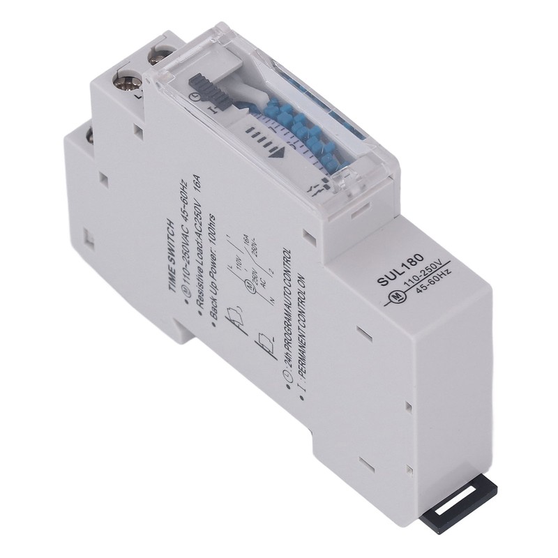 Time Switch Mechanical Timer Waterproof 24 Hours Controller 110‑250VAC for