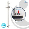 tecuro SUN Shower Rail 115 cm with Variable Wall Fixings