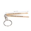 Mini Drum Sticks Keychain Wooden Decoration Accessory Percussion 2 Drumstick