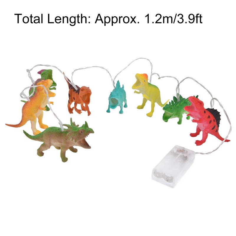 8 LED Dinosaur String Lights Battery Operated String Lights Children