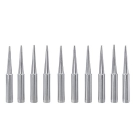 Bestgle 10 Pcs Soldering Iron Tips Set 900M Solder Iron Tip Replacement Kits Fine Solder Gun Tips for Hakko, Radio Shack, TENMA, ATTEN, Quick, Aoyue, Yihua Solder Station and More Tools