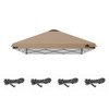8x8ft Replacement Canopy Top with Air Vent, Waterproof & UV