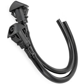 Windscreen Washer Nozzles 2pcs Compatible with Nissan Frontier Navara 2005-2021 Pathfinder 2005-2012 Xterra 2005-2015 Kicks 2009-2021 – Wiper Washer sprayers with Hose Replaces 28933-ZP70A