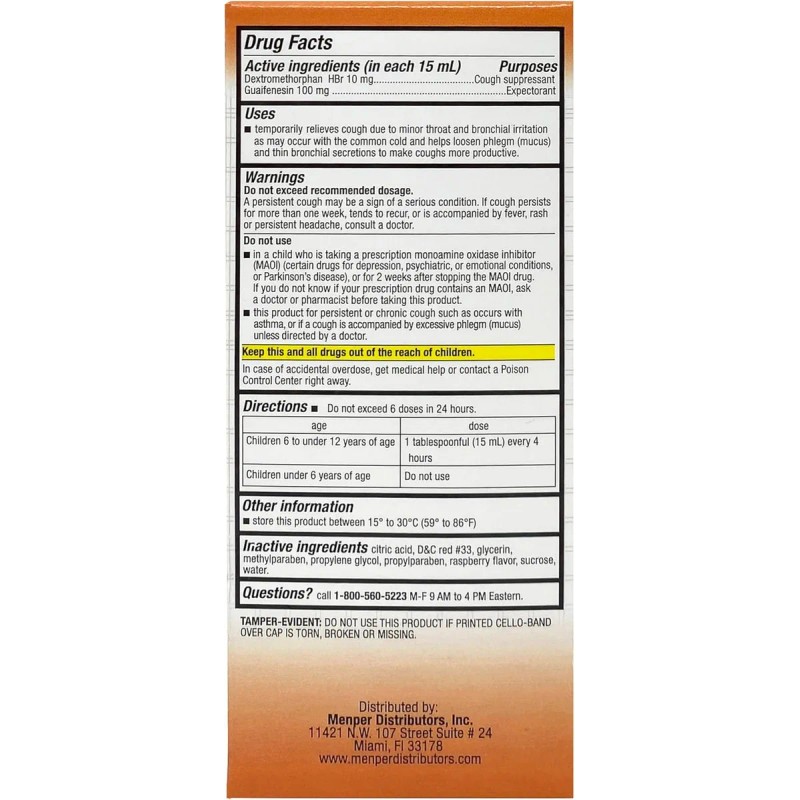 Jarabe Para La Tos Infantil Defensolito 4.05 Oz Fl -