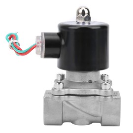 AC/DC 12V/24V/110V/220V/380V 3/4 Inch Solenoid Valve, 1-Way Normally Closed Direct Electric Solenoid Valve for Air Water Oil Gas (DC24V) The Electromagnetic Valve