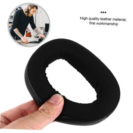 TEHAUX 1 Pair Sponge Ear Pads for Headphones Noise Isolation Cushions Comfortable Replacement Earpads Black Headset Ear Cups