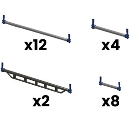 Scaffolding Model, Scale Model Scaffolding, Interactive Scaffold, Scale Model, Miniature, Model Interactive Scaffold Teach correct way (Horizontal Ledger Additional components)