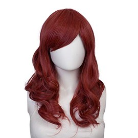 EpicCosplay Hestia Cosplay Curly Wig 22 Inches (Apple Red Mix)