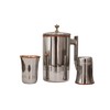 Stainless Steel and Pure Copper Water Pitcher with 2 Matching