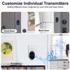 Wireless Doorbell - PHYSEN Waterproof Doorbell Chime Kits 2 receivers