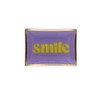 Gift Company Love Plates Glass Plate Medium Smile Purple /