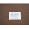 60” Wide 100% Polyester Anti-Pill Solid Brown Fleece