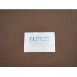 60” Wide 100% Polyester Anti-Pill Solid Brown Fleece