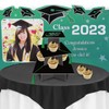 KALEFO Graduation Decorations 2024 Graduation Cap Cupcake Stand with Tassel