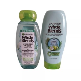 Garnier Whole Blends Coconut Water Aloe Vera Moisturizing Shampoo & Conditioner