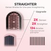 TYMO Hair Straightener Brush - Upgraded Ionic Plus Straightening Brush