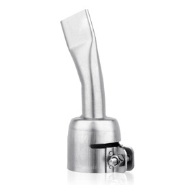 SWIGRANCE Hot Air Welding Nozzle 20mm Mouth Width, Stainless Steel Narrow Flat Welding Tip Nozzle Replacement for Hot Air Plastic Welder Heat Gun