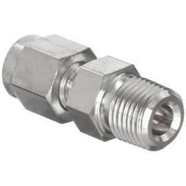 Parker A-Lok 8MSC8N-316 316 Stainless Steel Tube Fitting, Adapter, 1/2" Tube OD x 1/2" NPT Male