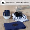 DineNest Assorted Kitchen Dish Towels 100% Cotton 16x26 Inch Set