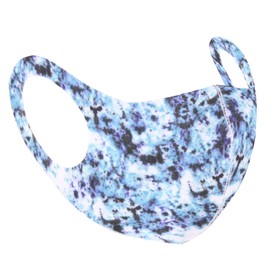 Zac's Alter Ego Non Medical Blue Acid Wash Print Face Mask/Cover