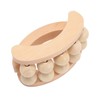 Wooden Massage Ball Roller with 10 Beads Deep Tissue Relief