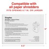 STAPLES Shredder Lubricant Lubricating Sheets 24/pk