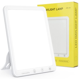 Daylight Lamp, Daylight Light, 10,000 Lux Daylight, LED Sunlight Daylight Lamp Daylight Lamp with Continuous Dimmer, UV-Free Full Spectrum Lamp, Sunlight Lamp