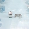 Limerencia Hypoallergenic Implant Grade Titanium F136 Hoop Chunky Earrings,Wide Thick