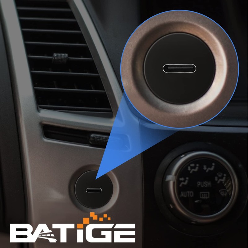 BATIGE Small USB 3.0 Male to Type C 3.0 Female