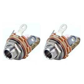 2 Genuine Switchcraft 12A 1/4 6.5 mm Shunted Female Phone Shorting Panel Jack