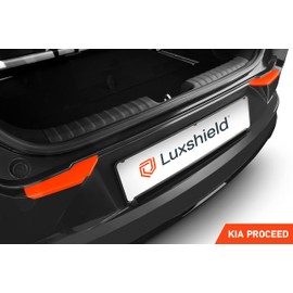 Luxshield Boot Sill Protector Film for Kia Proceed 3 (III) CD I 2018-2025 - Bumper Protection, Scratch Protection, Paint Protection Film - Transparent