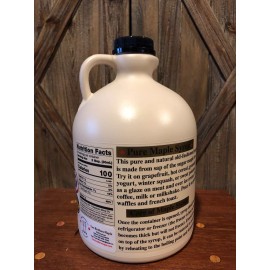 Two Brothers Maple LLC Half Gallon Organic Pure Vermont Maple Syrup - Amber Rich