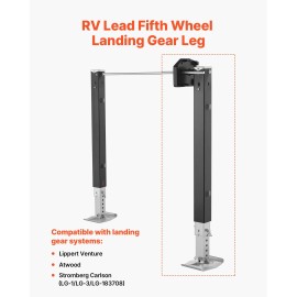 RV Lead 32.5-Inch Universal Replacement 5th Wheel Landing Gear 179013 Fifth Wheel Landing Gear Leg RV Components SystemsDefault: Default