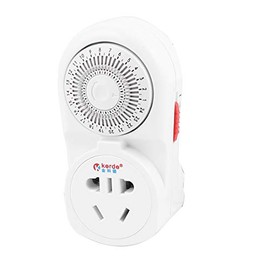 IIVVERR AC 220V AU Plug 24 Hour 24hr Mains Time Switch Power Timer AU US Socket Outlet (AC 220V AU Enchufe 24 horas 24hr Interruptor de tiempo Temporizador de encendido AU US Toma de corriente