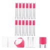 Beavorty 12pcs Empty Lip Gloss Tubes with Rubber Stoppers for