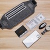 Travel Sports Waist Pack Running Belt Waterproof Pouch Waist Pack Gray
