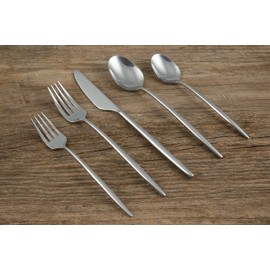 Cambridge Silversmiths Gaze Mirror 20 Piece Flatware Set, Service for 4, silver
